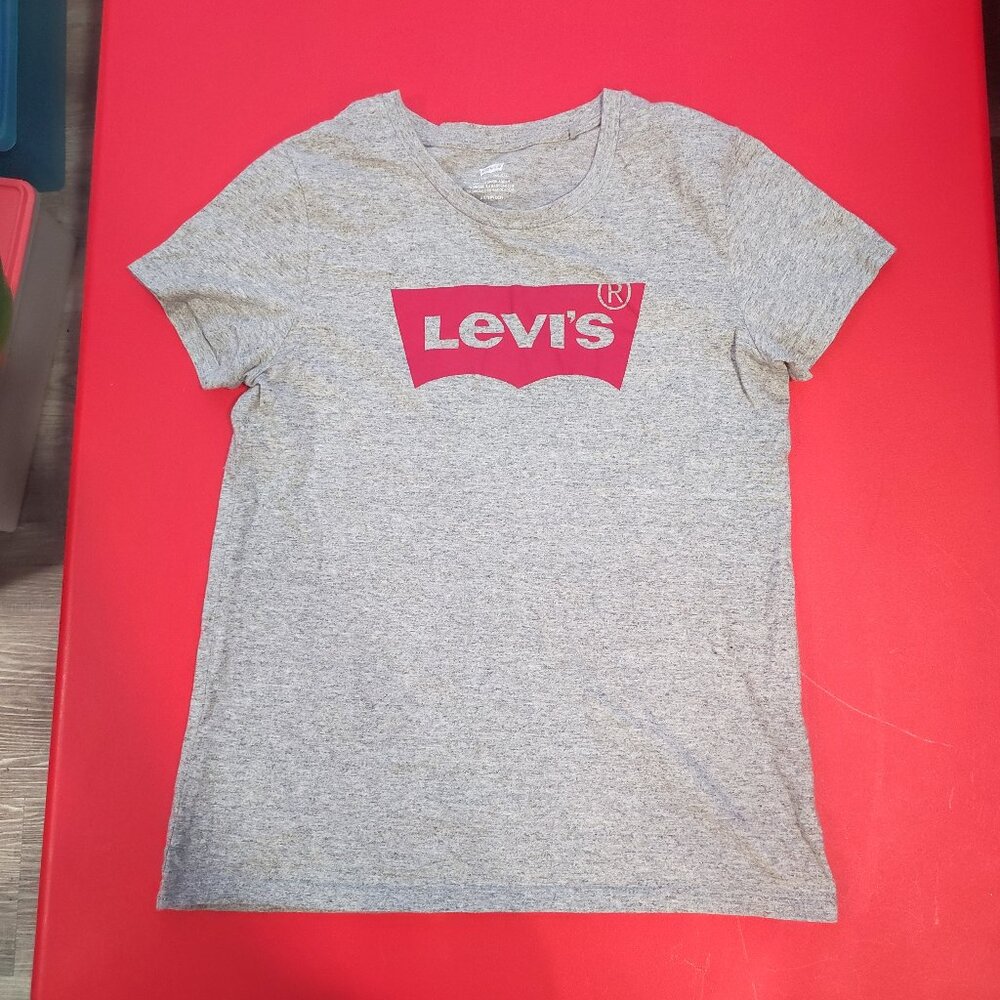 Levi's short sleeve T-shirt grey women's size XS
